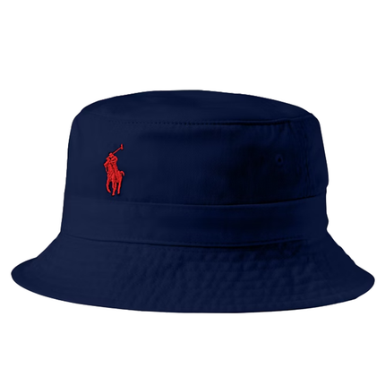 Polo Ralph Lauren Unisex Cotton Chino Bucket Hat Newport Navy
