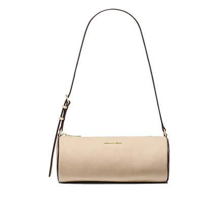Michael Kors Women's Izzy Small Nubuck Barrel Pochette Khaki/Gold