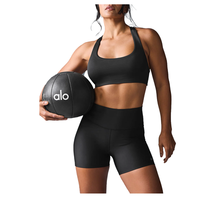 alo Women's Airlift Advantage Racerback Bra - Black