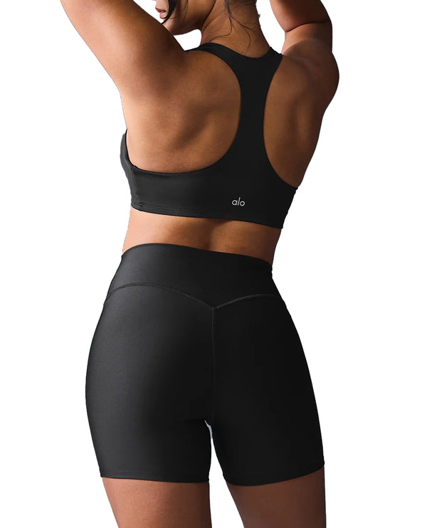 alo Women's Airlift Advantage Racerback Bra - Black