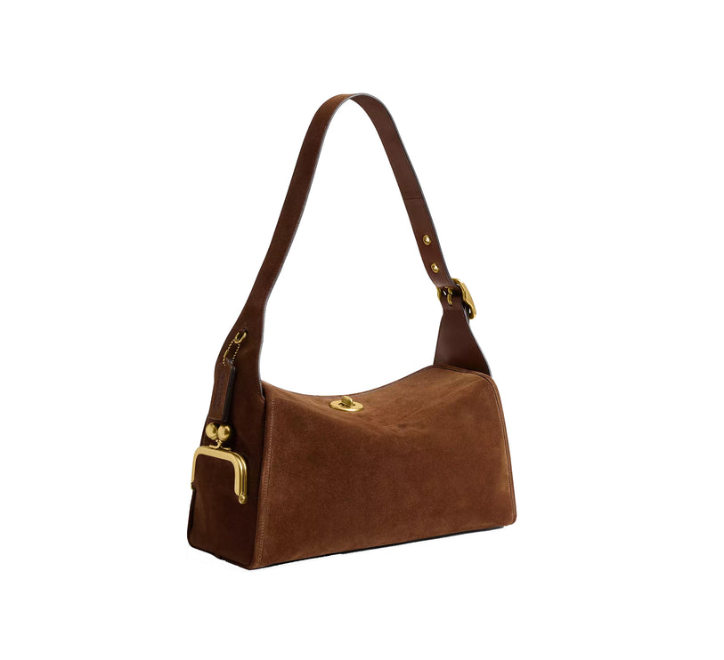 Coach Women's Turnlock Haversack Bag Brass/Warm Brown