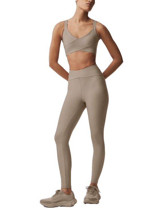 alo Women's Airlift Horizon Bra Gravel