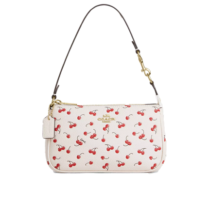 Coach Women's Nolita 19 With Cherry Print Gold/Chalk Multi