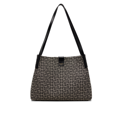Balmain Women's Release Small Shopper Bag Black