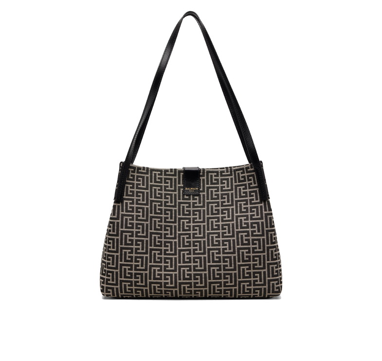 Balmain Women's Release Small Shopper Bag Black
