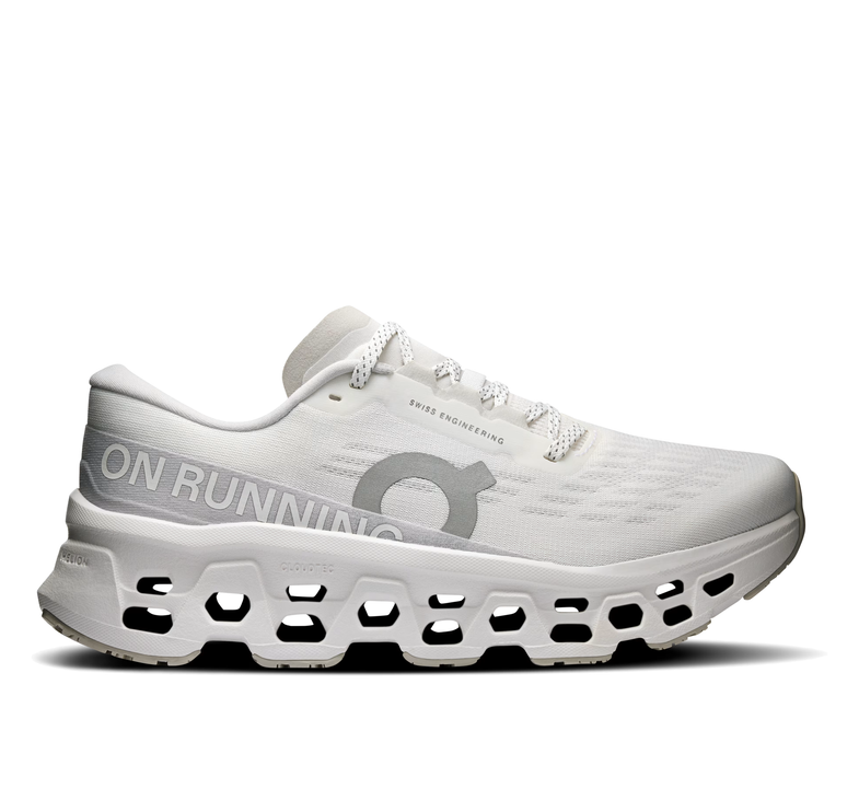 ON Women's Cloudmonster 3 White/Wolf