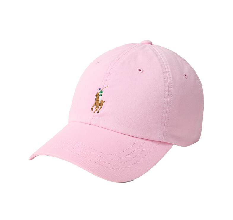 Polo Ralph Lauren Unisex Stretch-Cotton Twill Ball Cap Carmel Pink