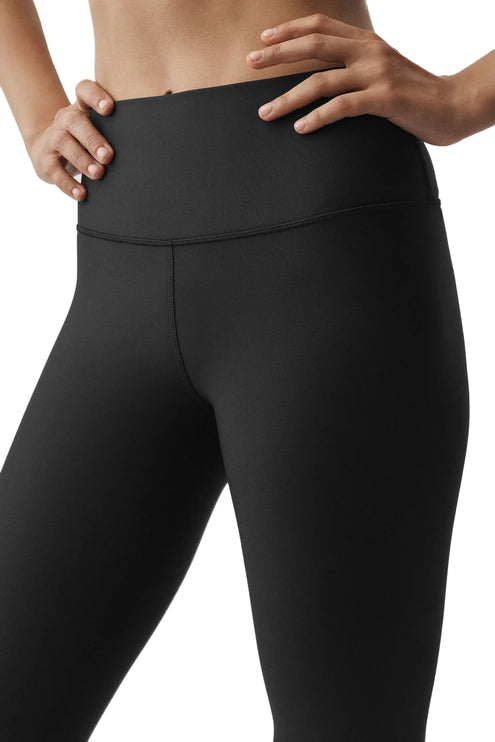 alo Women's Airlift Winter Warm High-Waist Legging - Black