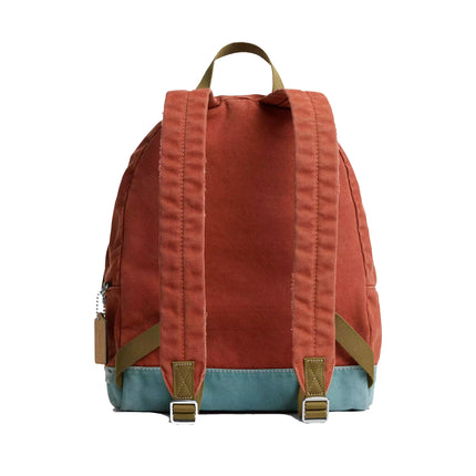 Coach Unisex Tyler Backpack In Loved Canvas Silver/1941 Saddle Multi