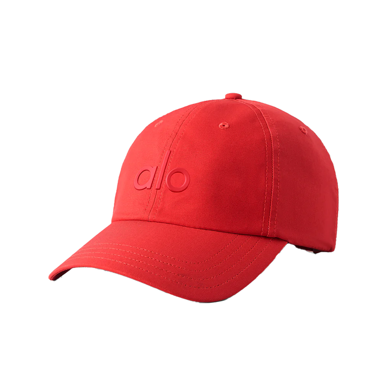 alo Unisex Performance Off-Duty Cap Bright Red