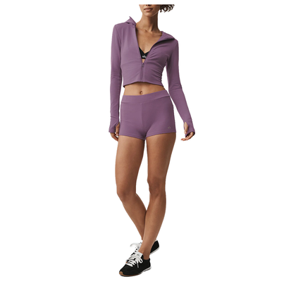 alo Women's Sway My Way Micro Short Plum Kiss