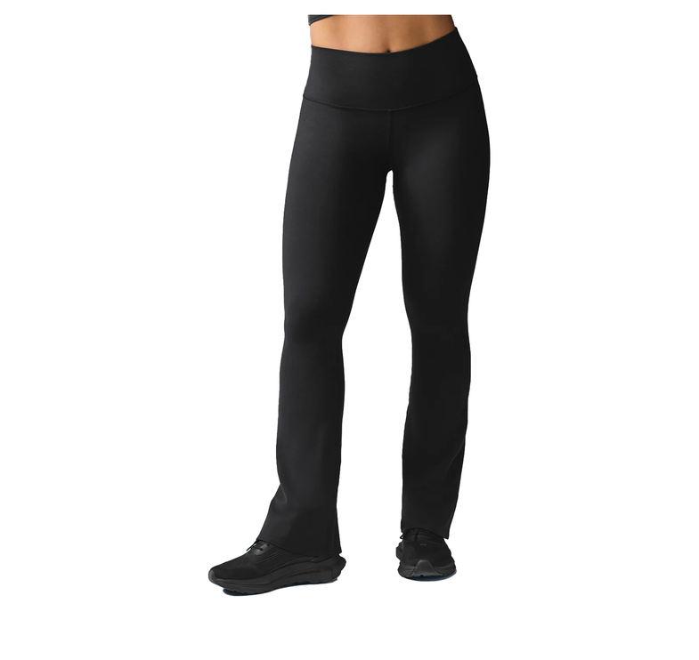 alo Women's Airbrush High-Waist Bootcut Legging - Black