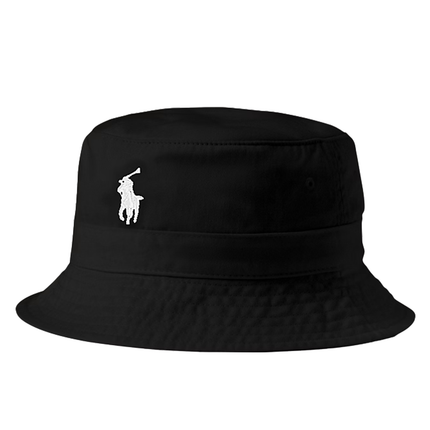 Polo Ralph Lauren Unisex Cotton Chino Bucket Hat Black