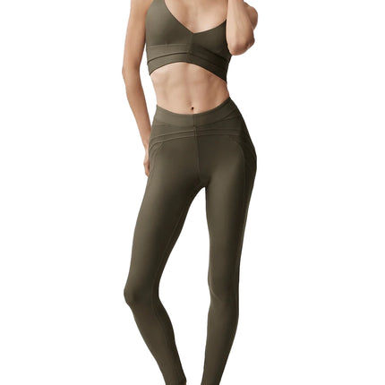 alo Women's Airlift High-Waist Evolve Legging Olive Tree
