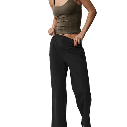 alo Women's Airbrush Sparks Fly Corset Tank Olive Tree