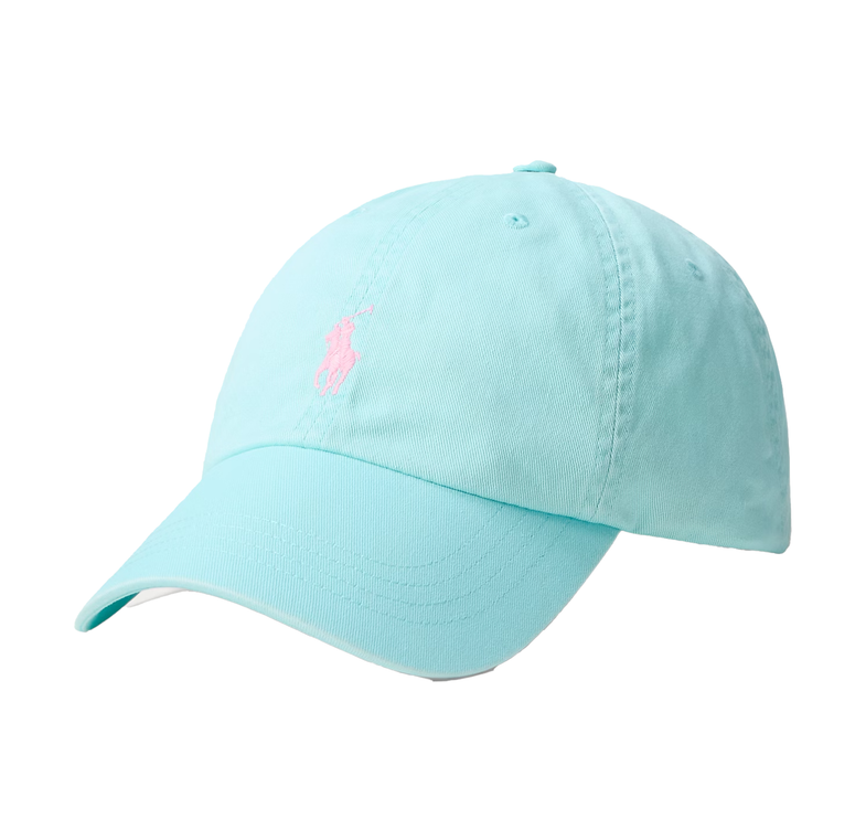 Polo Ralph Lauren Unisex The Iconic Cotton Chino Ball Cap New Aqua