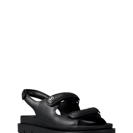 Michael Kors Women's Holland Sandal Black/Silver
