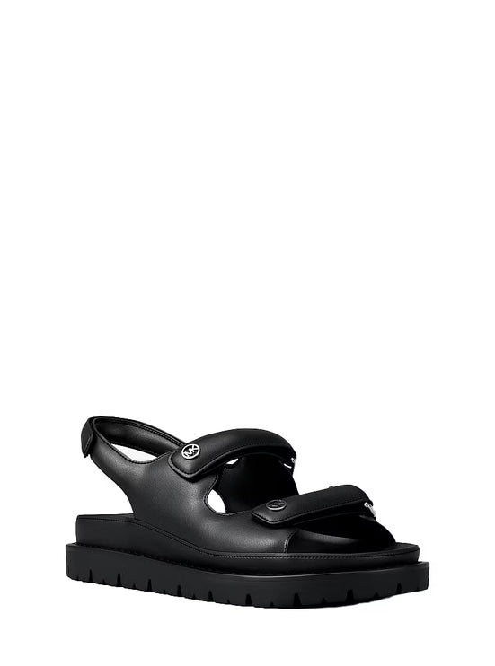 Michael Kors Women's Holland Sandal Black/Silver