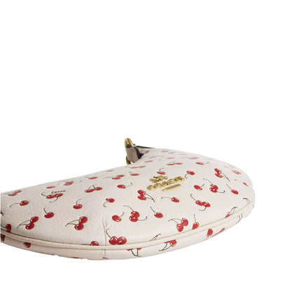 Coach Women's Mini Payton Bag With Cherry Print Gold/Chalk Multi