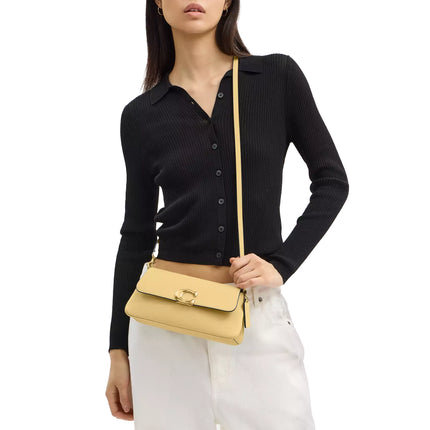Coach Women's Jet Shoulder Bag Brass/Vanilla