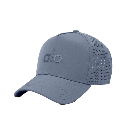 alo Unisex Performance District Trucker Hat Bluestone