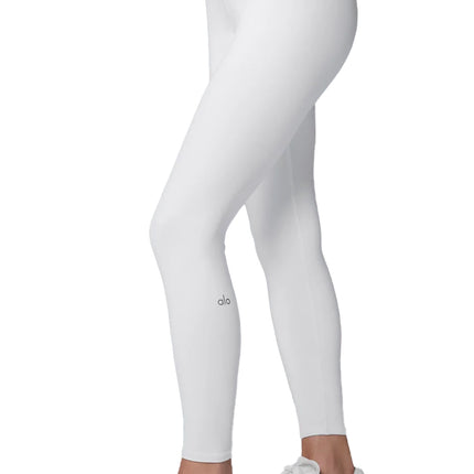 alo Women's 7/8 High-Waist Airbrush Legging - White