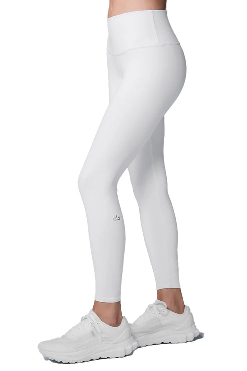 alo Women's 7/8 High-Waist Airbrush Legging - White