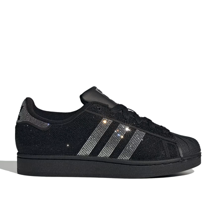 Adidas Superstar II Shoes Core Black/Silver Metallic/Off White