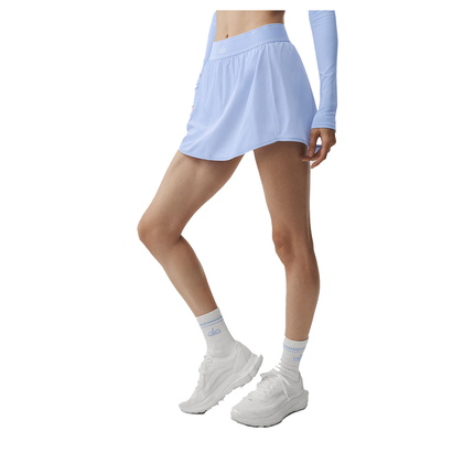 alo Women's Match Point Tennis Skirt Light Provence Blue
