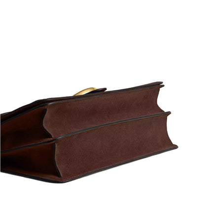 Coach Women's Tabby Shoulder Bag 36 Suede/Brass/Dark Chocolate