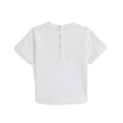 Polo Ralph Lauren Baby Polo Bear Logo Cotton Jersey Tee White