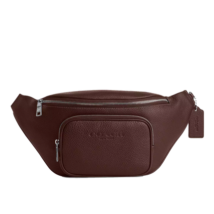 Coach Unisex Travis Belt Bag 35 Silver/Maple