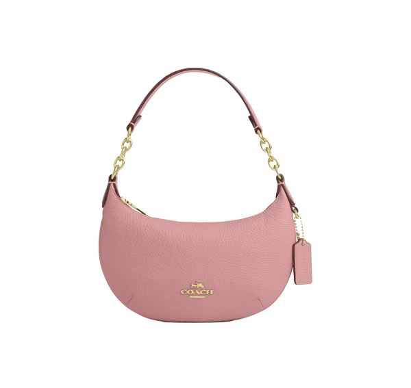 Coach Women's Mini Payton Bag Gold/Pink Petal