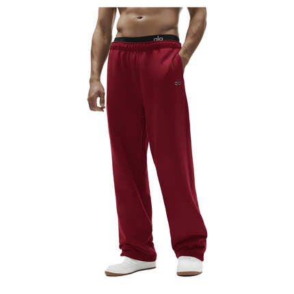 alo Men's Accolade Straight Leg Sweatpant Summer Romance Red