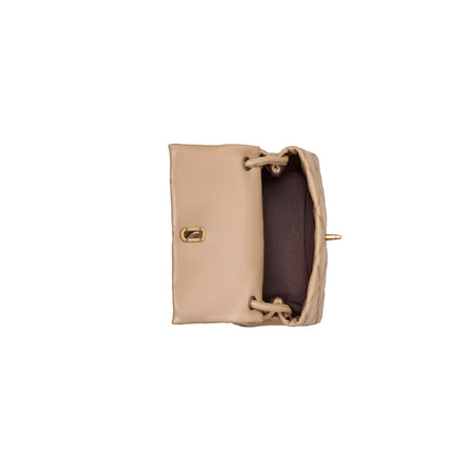 Marc Jacobs Women's The Quilted Mini Dual Shoulder Bag Camel