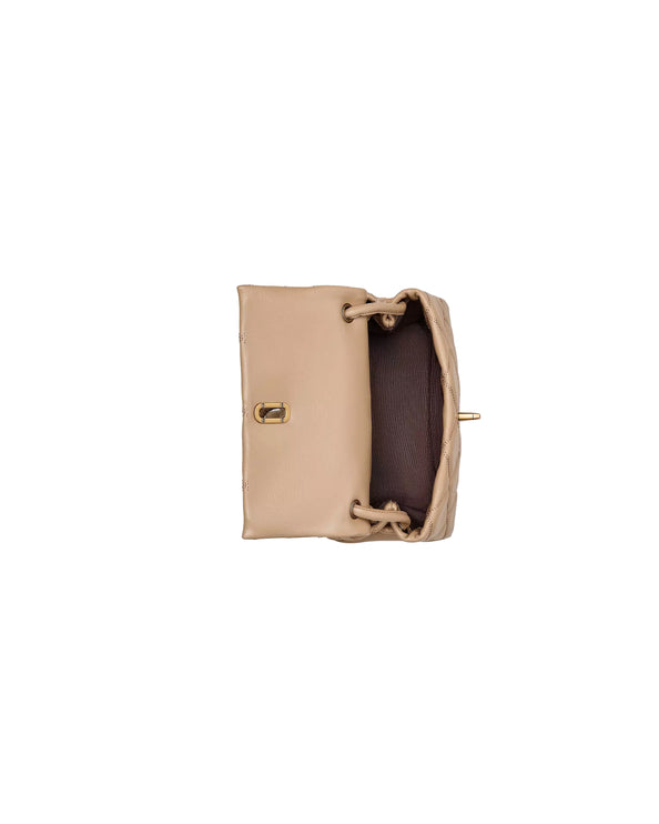Marc Jacobs Women's The Quilted Mini Dual Shoulder Bag Camel