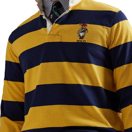 Polo Ralph Lauren Men's Classic Fit Polo Bear Rugby Shirt Newport Navy/Gold