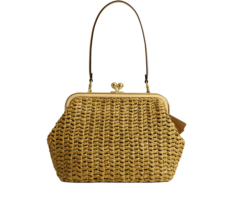 Coach Women's Kisslock Frame Bag 27 Brass/Muted Olive