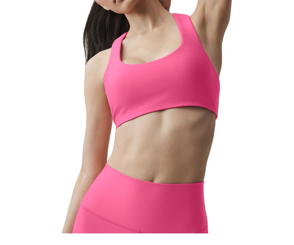 alo Women's Airlift Advantage Racerback Bra Paradise Pink