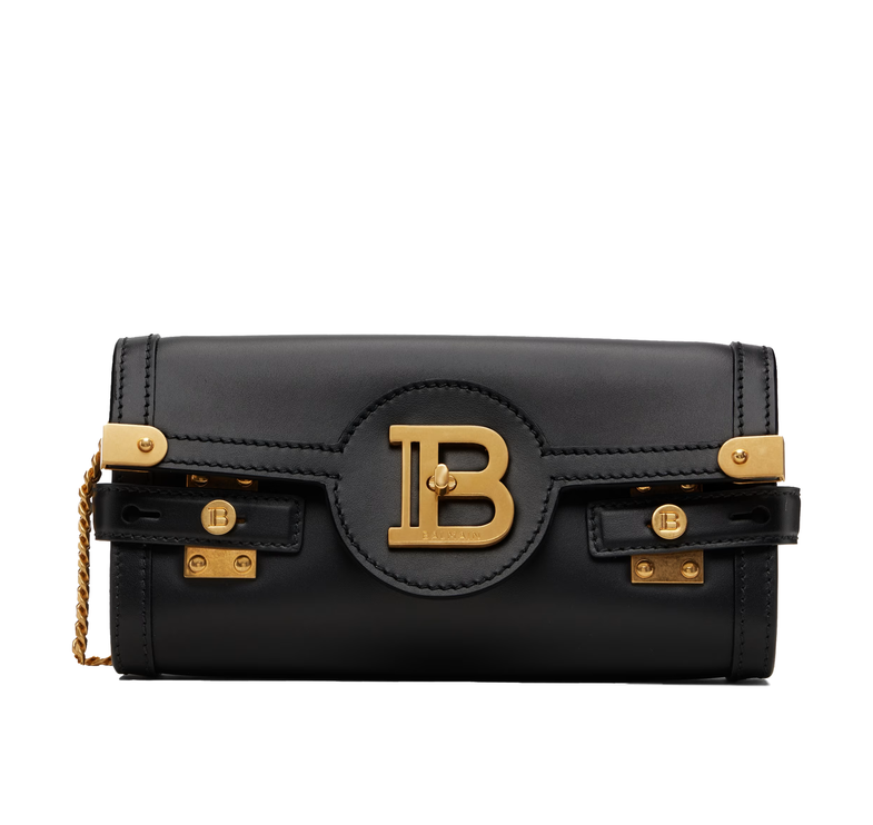 Balmain Women's B-Buzz Pouch 23-Calfskin Black