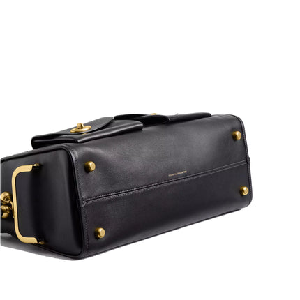Coach Women's Turnlock Haversack Bag Brass/Black