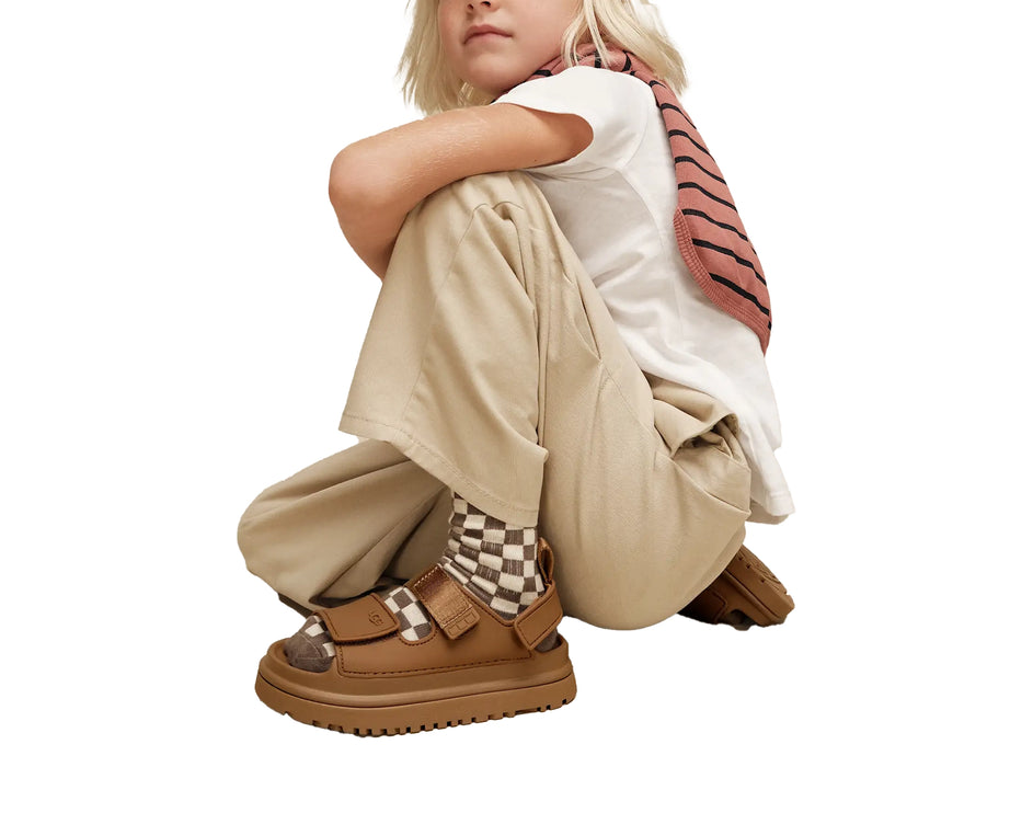 UGG Big Kids' GoldenGlow Bison Brown