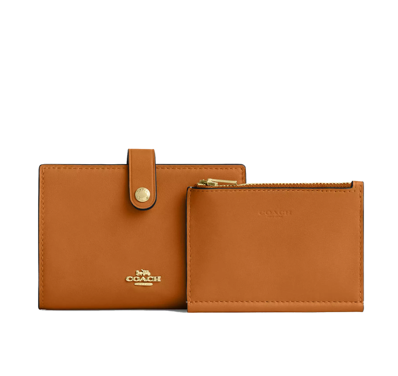 Coach Women's 2-In-1 Wallet Gold/Brown