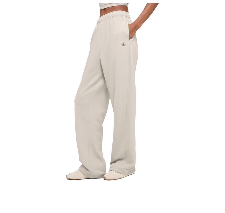 alo Women's Accolade Straight Leg Sweatpant Bone
