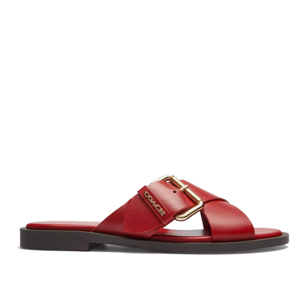 Coach Women's Crisscross Buckle Sandal Poppy