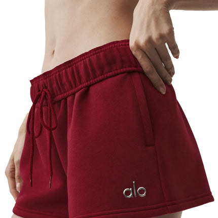 alo Women's Accolade Short Summer Romance Red