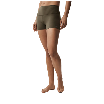 alo Women's 3" ALO Softsculpt High-Waist Precision Short Olive Tree