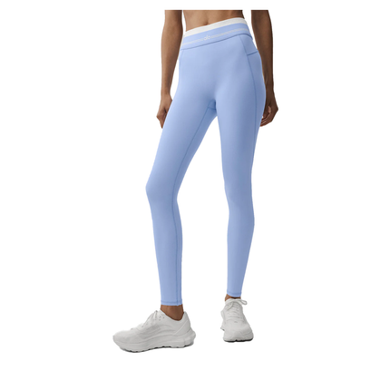 alo Women's Airbrush High-Waist 7/8 Better Together Legging Light Provence Blue/White