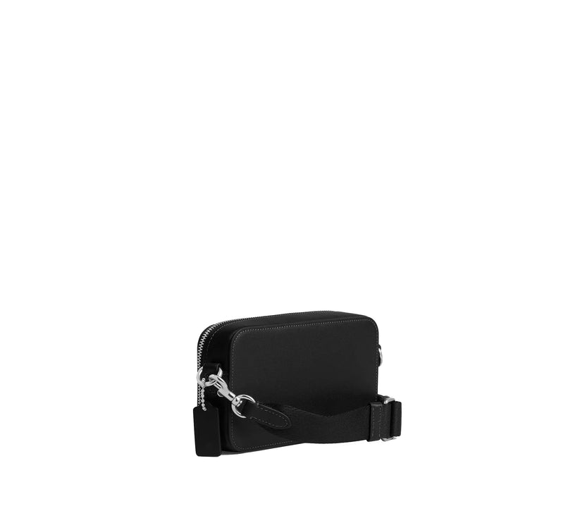 Coach Unisex Disney X Coach Charter Slim Crossbody Bag With Sticker Print Black