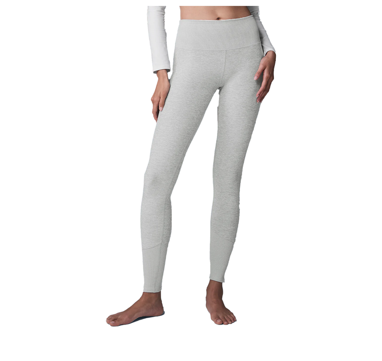 alo Women's High-Waist Alosoft Lounge Legging - Athletic Heather Grey